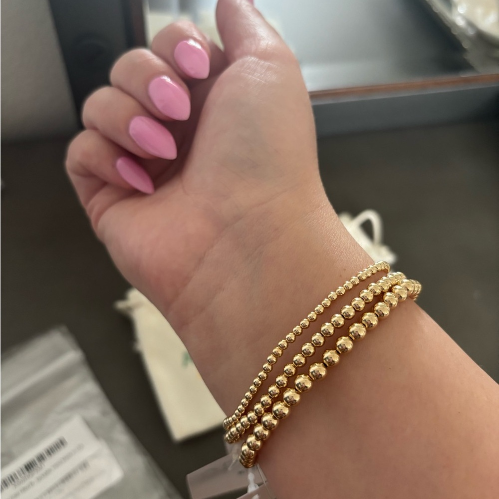 Anela gold filled bracelets 8" - Picture 4 of 9